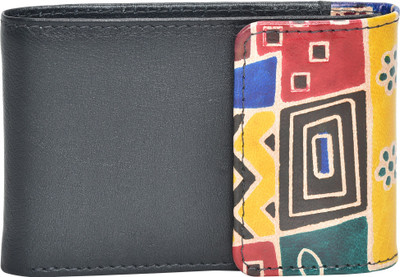 

FT Women Casual Black Genuine Leather Card Holder(15 Card Slots), Black;multi