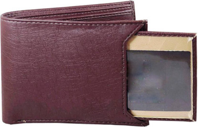 

rozvolt Men Casual Maroon Artificial Leather Wallet(6 Card Slots), Brown