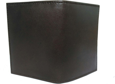 

FS Men Casual Black Genuine Leather Card Holder(16 Card Slots), Brown
