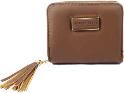 

SB Women Casual Brown Artificial Leather Wallet(4 Card Slots), Coffee
