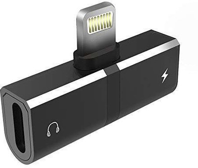 

Freya Lightning To Headphone Jack Adapter & Charging Worldwide USB Adapter(Black)