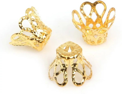 

Medonna shoppe Flower bead cap for jewellery making, craft works, pack of 150 nos