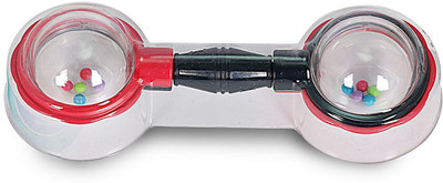 

Lilsoft Barbell rattle toy RED BLACK Rattle(Red, Black)