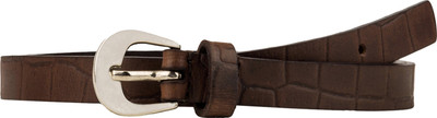 

Aditi Wasan Women Casual Brown Genuine Leather Belt