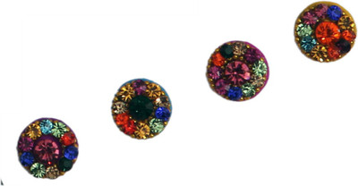 

Sunaina NEW LOVE COLLECTION MEDIUM ROUND FOREHEAD Multicolor Bindis(FANCY BINDI)