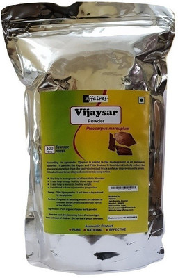 

Affaires Organic Vijaysar Powder (Pterocarpus Marsupium) Ayurvedic for Support Healthy Blood Sugar Level |Indian Kino Powder| 500 Grams(500 g)