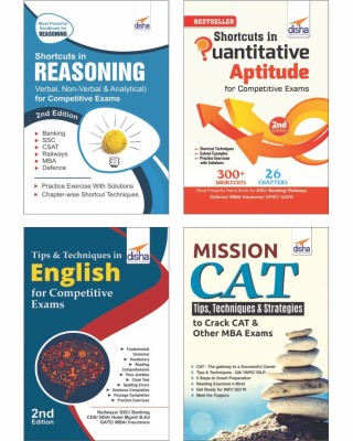 Master Package of Shortcuts & Tips in Quantitative Aptitude, Reasoning & English for Cat & Other MBA Exams(English, Paperback, unknown)