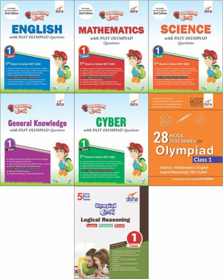 Olympiad Champs Science, Mathematics, English, Logical Reasoning, Cyber & Gk Class 1 with 28 Mock Tests(English, Paperback, unknown)