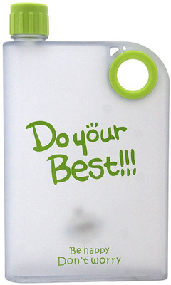 

S.Blaze Easy to Carry, 380ml GREEN Do Your Best Notebook Water Bottle 380 ml Sipper(Pack of 1, Green)
