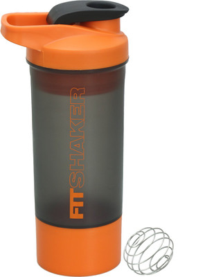 

Jaypee Plus Fit Gym Bottle 750 ml Shaker(Pack of 1, Orange), Grey orange
