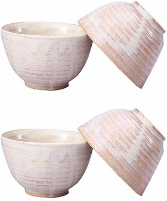 

caffeine Dining Dessert Bowl in Cream Studio (1 pc) Ceramic Bowl Set(White, Pack of 4)