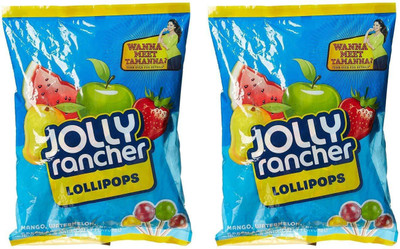

Hershey's Jolly Ranchers Lollypops 360g (Pack of 2) Mixed Fruit Lollipop(Pack of 2)