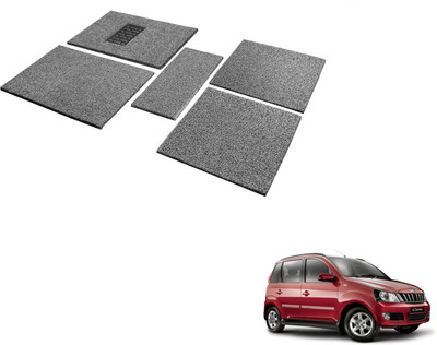 MOCKHE Rubber, EVA Standard Mat For  Mahindra Quanto(Black, Grey)