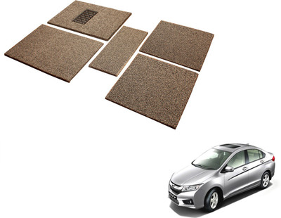 MOCKHE EVA, Rubber Standard Mat For  Honda City(Black, Beige)