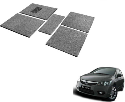 MOCKHE Rubber, EVA Standard Mat For  Honda Civic(Black, Grey)