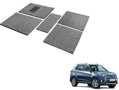 MOCKHE EVA, Rubber Standard Mat For  Hyundai Creta(Grey)