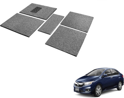 MOCKHE Rubber, EVA Standard Mat For  Honda New City(Black, Grey)