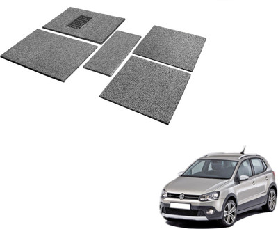 MOCKHE Rubber, EVA Standard Mat For  Volkswagen Polo Cross(Black, Grey)