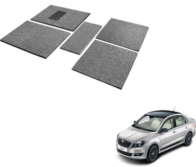 MOCKHE EVA, Rubber Standard Mat For  Skoda Rapid(Black, Grey)