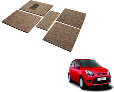 MOCKHE Rubber, EVA Standard Mat For  Ford Figo(Black, Beige)