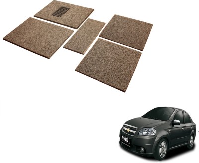 MOCKHE Rubber, EVA Standard Mat For  Chevrolet Aveo(Black, Beige)