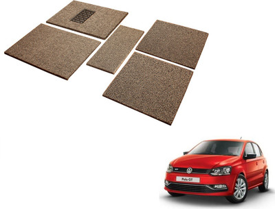 MOCKHE Rubber, EVA Standard Mat For  Volkswagen Polo GT(Black, Beige)