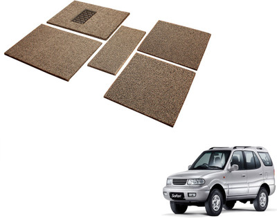 MOCKHE Rubber, EVA Standard Mat For  Tata Safari(Black, Beige)