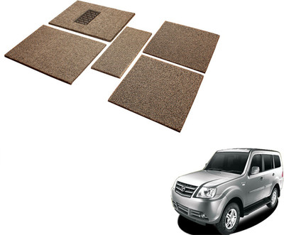 MOCKHE Rubber, EVA Standard Mat For  Tata Sumo Grand(Black, Beige)