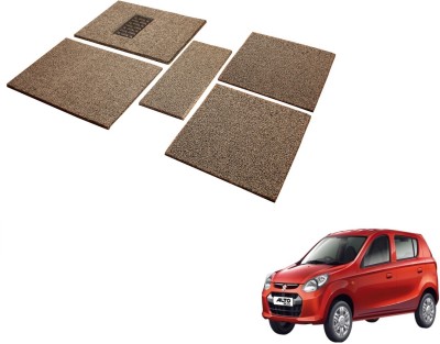 MOCKHE Rubber, EVA Standard Mat For  Maruti Suzuki Alto 800(Black, Beige)