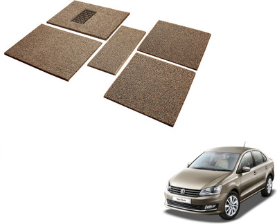 MOCKHE Rubber, EVA Standard Mat For  Volkswagen Vento(Black, Beige)