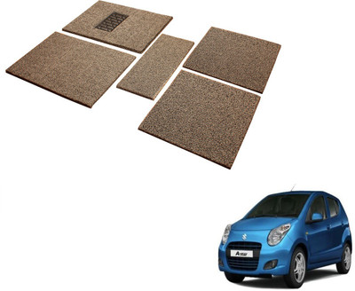 MOCKHE Rubber, EVA Standard Mat For  Maruti Suzuki A-Star(Beige)