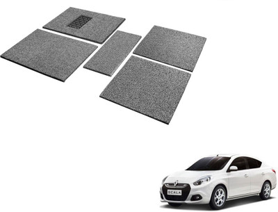 MOCKHE Rubber, EVA Standard Mat For  Renault Scala(Black, Grey)