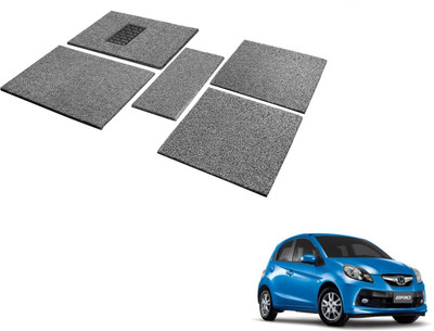 MOCKHE Rubber, EVA Standard Mat For  Honda Brio(Grey)