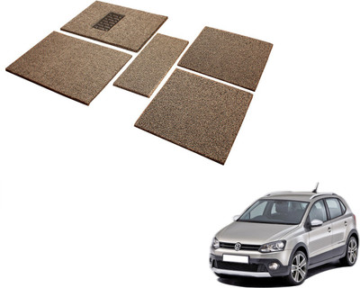 MOCKHE Rubber, EVA Standard Mat For  Volkswagen Polo Cross(Black, Beige)