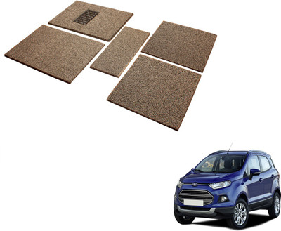 MOCKHE Rubber, EVA Standard Mat For  Ford Ecosport(Black, Beige)