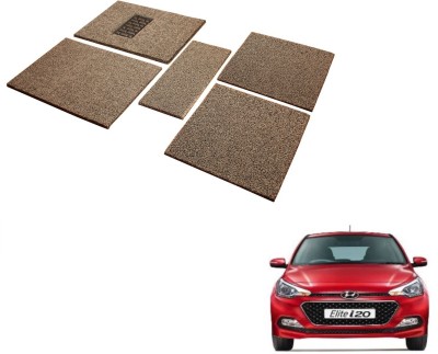 MOCKHE EVA, Rubber Standard Mat For  Hyundai Elite i20(Black, Beige)