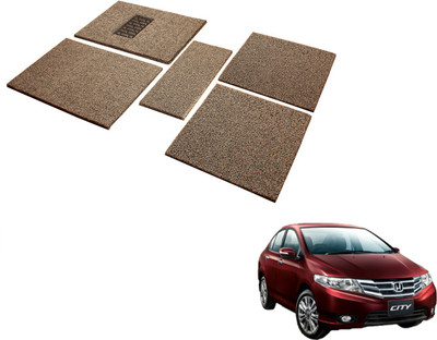 MOCKHE Rubber, EVA Standard Mat For  Honda City(Beige)