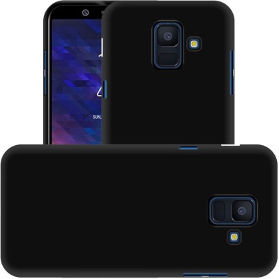 CASE CREATION Back Cover for Samsung Galaxy A6 2018(Black, Grip Case, Silicon, Pack of: 1)