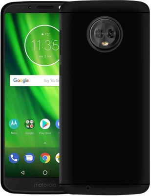 CASE CREATION Back Cover for Motorola Moto G6 Play(Black, Dual Protection, Pack of: 1)
