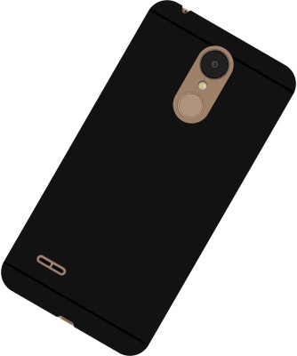 CASE CREATION Back Cover for LG K8 (2017) M200N(Black, Grip Case, Silicon, Pack of: 1)