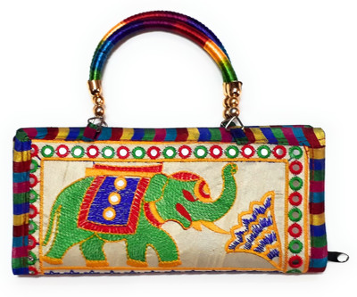 

Unique Fashion Casual, Party Green, Multicolor Clutch