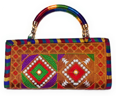 

Unique Fashion Casual, Party Gold, Multicolor Clutch