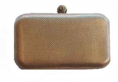 

The Indian Handicraft Store Party Gold Clutch