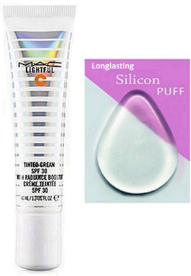 

Longlasting Silicon Puff, Mac Lightful Tinted Cream(Set of 2)