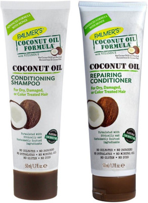 

Palmer's Coconut Oil Formula (Conditioning Shampoo 50ml + Repairing Conditioner 50ml)(Set of 2)