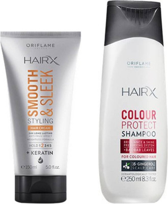 

Oriflame Sweden COMBO- HX PROTECT SHAMPOO & SLEEK CREAM(Set of 2)