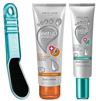 

Oriflame Sweden Feet Up Foot Care Combo (for Hard & Rough Skin)(Set of 3)