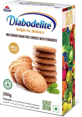 

Quantum Naturals Diabodelite Multigrain Sugar Free Cookies - Vanilla Flavour(200 g)