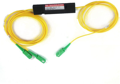 

MX Fiber Optic Coupler 1X2 DW Dual Window Single Mode With SC / APC Connector - 1937A-4 Network Cable(Compatible with Mobile, Laptop, Tablet, Mp3, Gaming Device, Yellow, Green, Black), Black;green;yellow