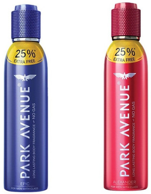 

Park Avenue Epic,Alexander Long Lasting Body Spray - For Men(300 ml, Pack of 2)